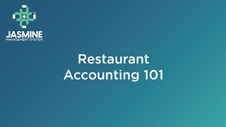 Jasmine RMS - Restaurant Accounting 101