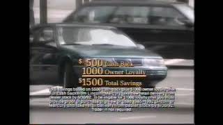 1992 Mercury Cougar TV Commercial
