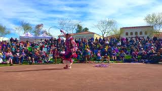 Moontee Sinquah's 2nd round Hoop Dance at the Heard Museums  Hoop Dance "2020"   HD 1080p