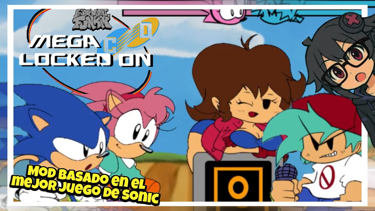 Sonic Speed - FNF Mega CD Locked On Mod - YouTube