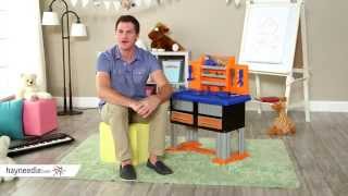 American Plastic Toys 38 Piece Deluxe Workbench - Product Review Video