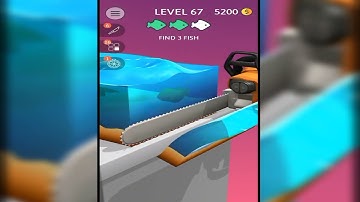 EP.3 #YouTube ASMR slicing - Gameplay Part 1 - First Level 1 - 15 (iOS, Android)#android #shorts