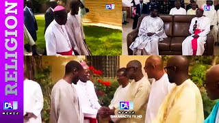 Visite du PR Bassirou Diomaye Faye à Monseigneur Benjamin Ndiaye
