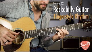 Rockabilly Fingerstyle Guitar Lesson Part 2 - Advanced Techniques