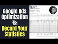 Step 2 of Google Ads Optimization - Record Your PPC Statistics |  PPC Training