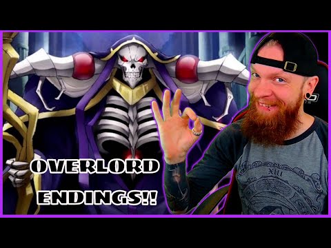 First Time Reacting to OVERLORD Endings 1 4