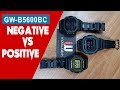 NEGATIVE OR POSITIVE DISPLAY  |  GW-B5600BC-1B VS GW-B5600BC-1 SIDE BY SIDE