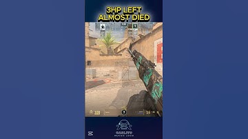 3HP LEFT, ALMOST DIED! 💀 | 4K AK-47 Dust2 |CS2 #shorts #cs2 #ak47 #quad #csgo #gaming #counterstrike