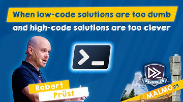 When low-code solutions are too dumb and high-code sol are too clever - Robert Prüst - PSConfEU 2025