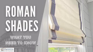 What You Need to Know About Roman Shades