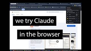 Claude Browser Extension and Agent Skills