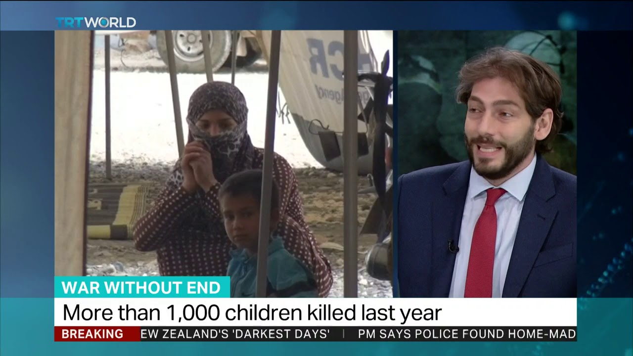 Syria: War without end newspaper mockup