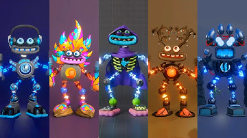 All Epic Wubbox 3D On Island | My Singing Monster