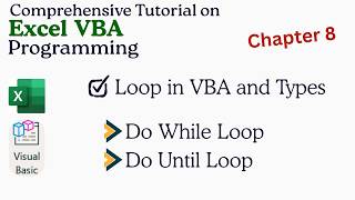 Do While and Do Until Loop in Excel VBA (VBA Programming Tutorial Chapter 8)