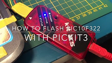 How to flash PIC10F322 with PICKit3
