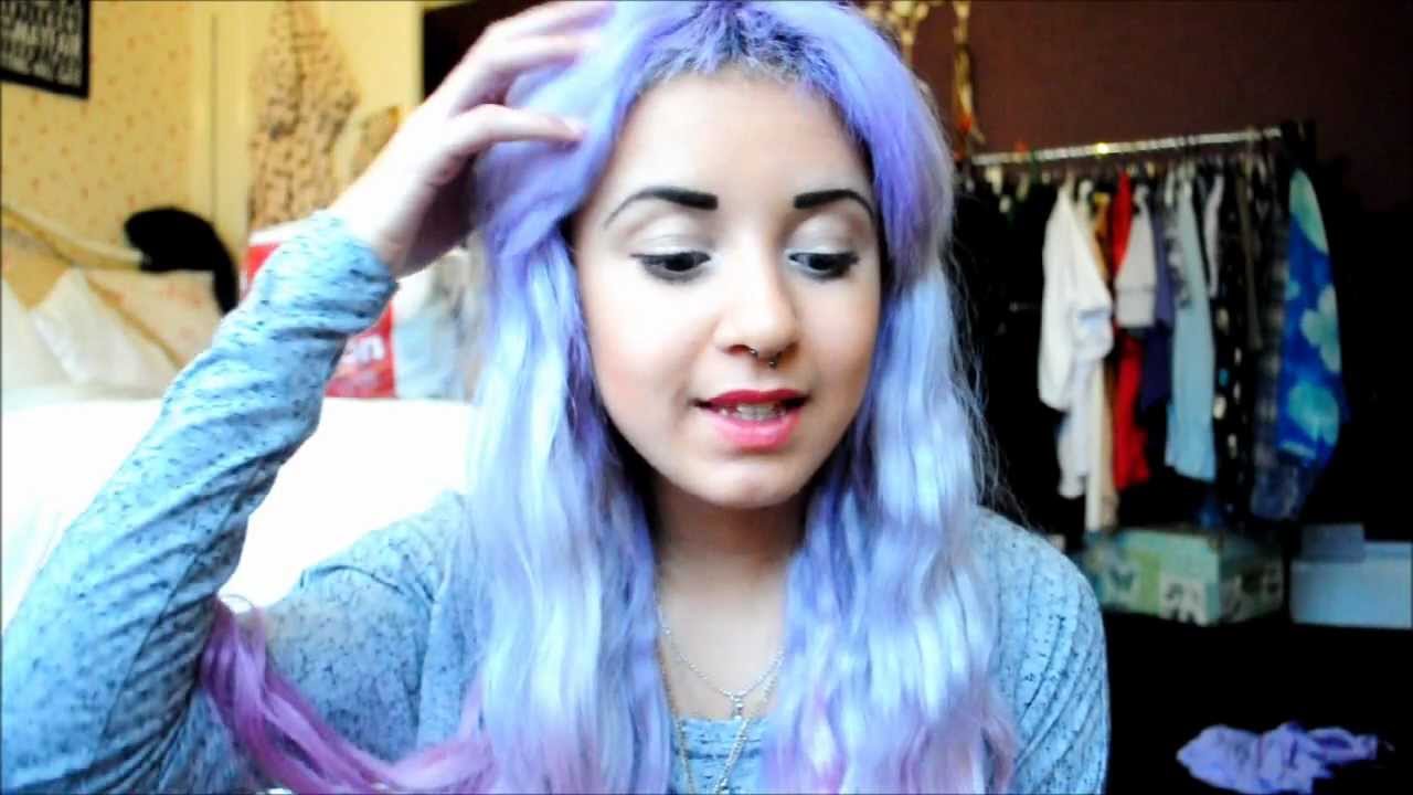 MERMAID HAIR How To Dye Your Hair Pastel Lilac With Lavender Pink