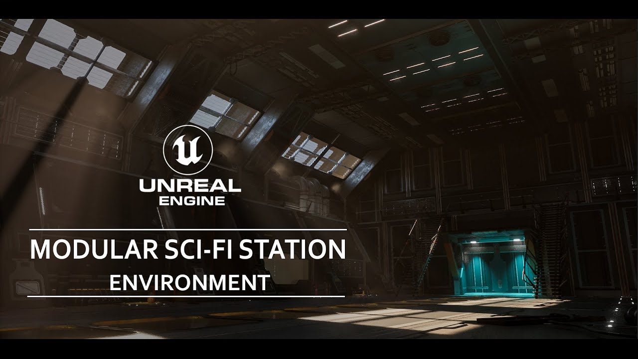 Modular SciFi Station Unreal Engine Asset - YouTube