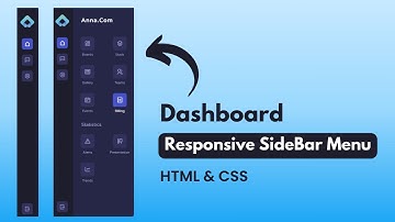 What Is The BEST Way To Create A Responsive Sidebar Menu using Html and CSS