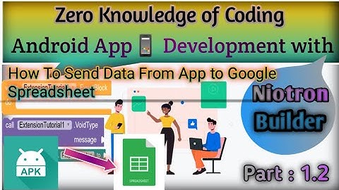 How to Connect Google Sheets in Niotron Kodular Mit App Invertor🔥 #appinventer #niotron #kodular