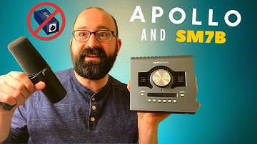 Universal Audio Apollo And Shure SM7b