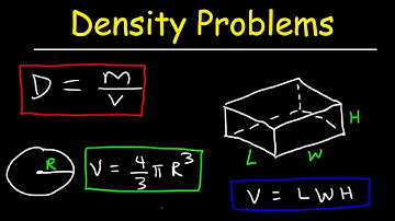 Density Practice Problems