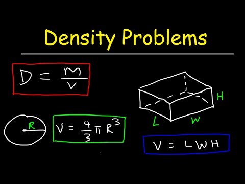 Density Practice Problems