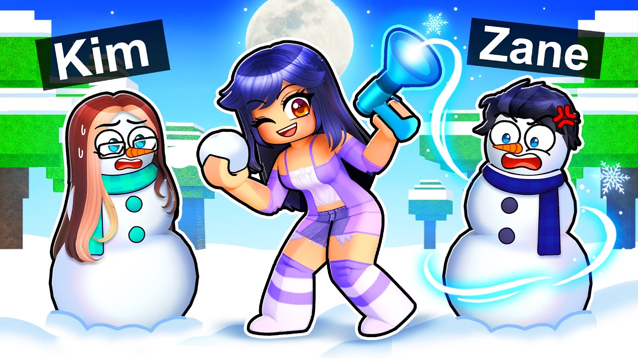 Turning FRIENDS into SNOWMEN in 99 NIGHTS! - YouTube
