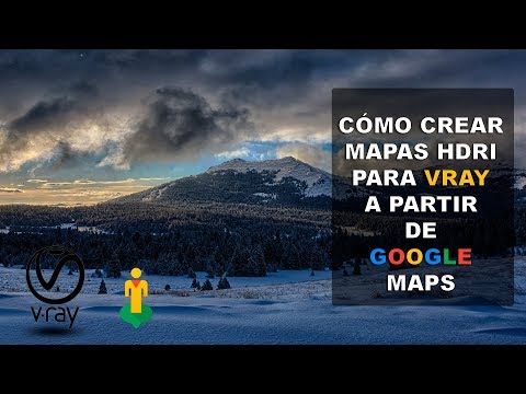 Cómo crear mapas HDRi (de baja calidad)  para V-ray a partir de Google Maps