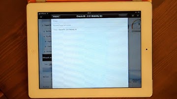 Oracle BI Mobile HD Demo