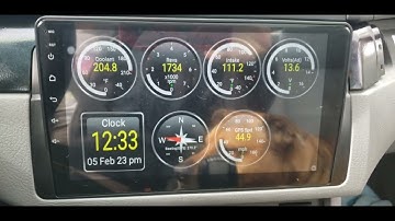 Torque Pro App Real Time Data Logging  Via Bluetooth On @Eonon Q50pro