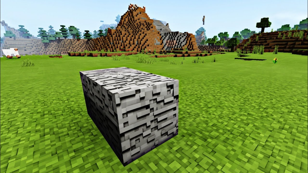 Real 3d Blocks Mod In Minecraft Pe Youtube ゲーム実況 面白動画