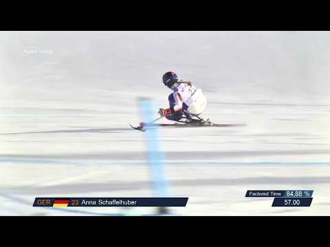 Anna Schaffelhuber wins women's downhill sitting | 2018 World Para Alpine Skiing World Cup