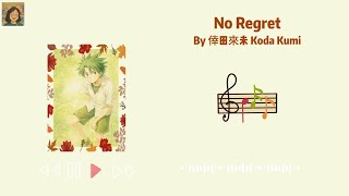 No Regret - 倖田來未 Koda Kumi - Rom Jap Lyrics