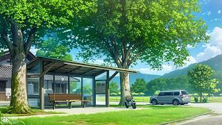 Waiting For The First Bus Of The Day 🌳 Japanese Morning Lofi 🌳 Chill Spring Lofi For The Green Day screenshot 5