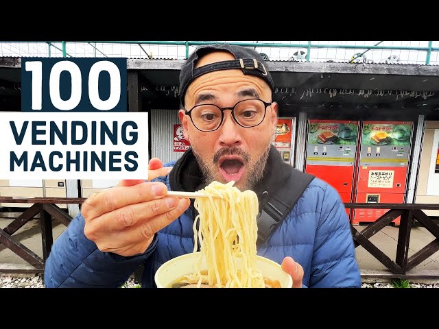 Japan's Crazy Vending Machine Food in Tokyo class=