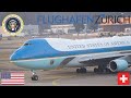 PRESIDENT TRUMP arrives ZURICH | switzerland visit | WEF 2020 [4K]