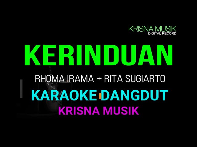 KERINDUAN KARAOKE DANGDUT ORIGINAL DUET HD AUDIO class=