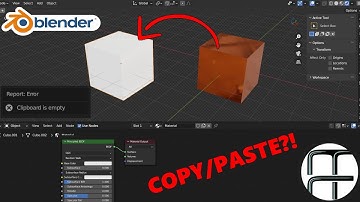 Copying materials in BLENDER - 3 ways in 60 seconds!