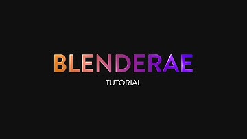BlenderAe v1.0.0 In-Depth Tutorial