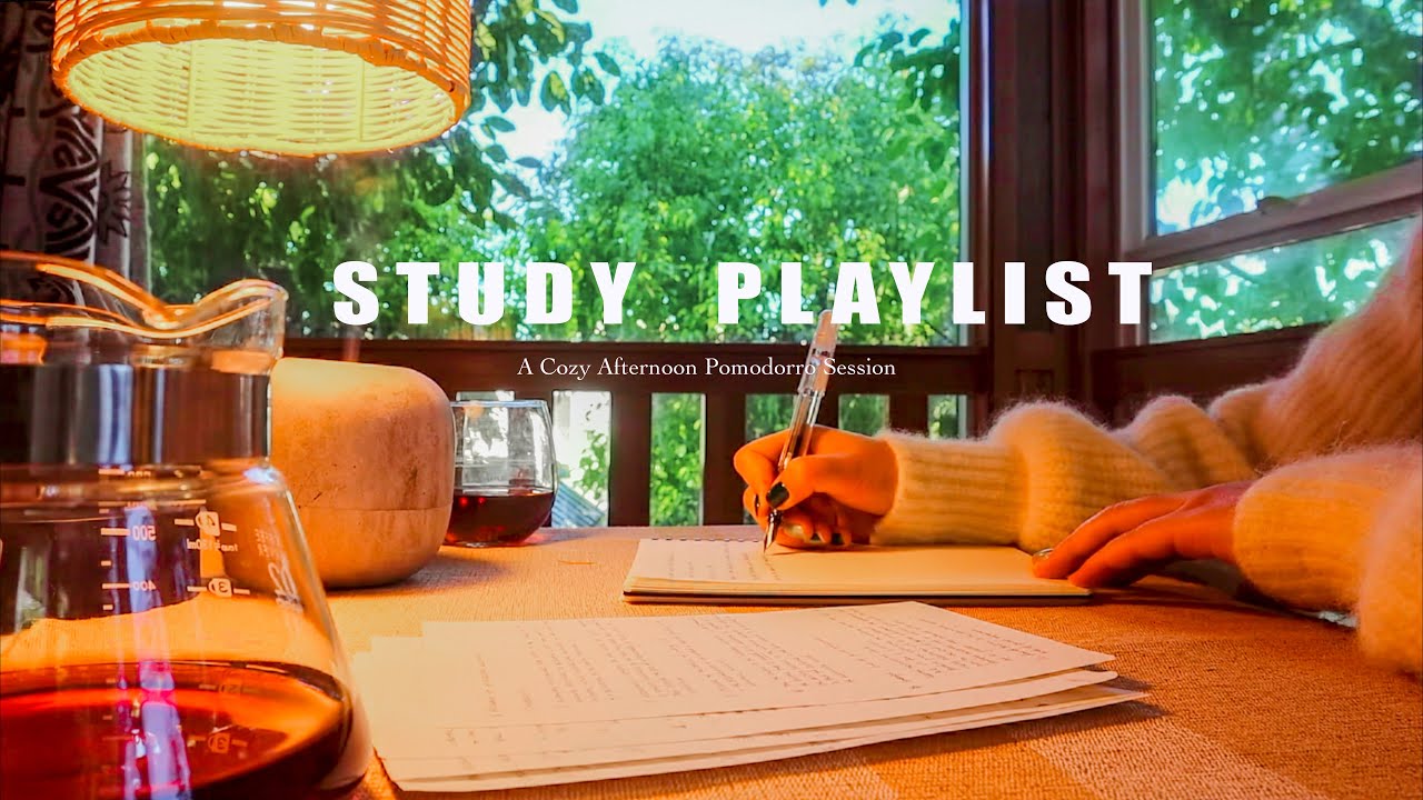 Download 🌿 3-HOUR STUDY MUSIC PLAYLIST/ relaxing Lofi / Cozy Evening DEEP FOCUS POMODORO TIMER/ Study With Me