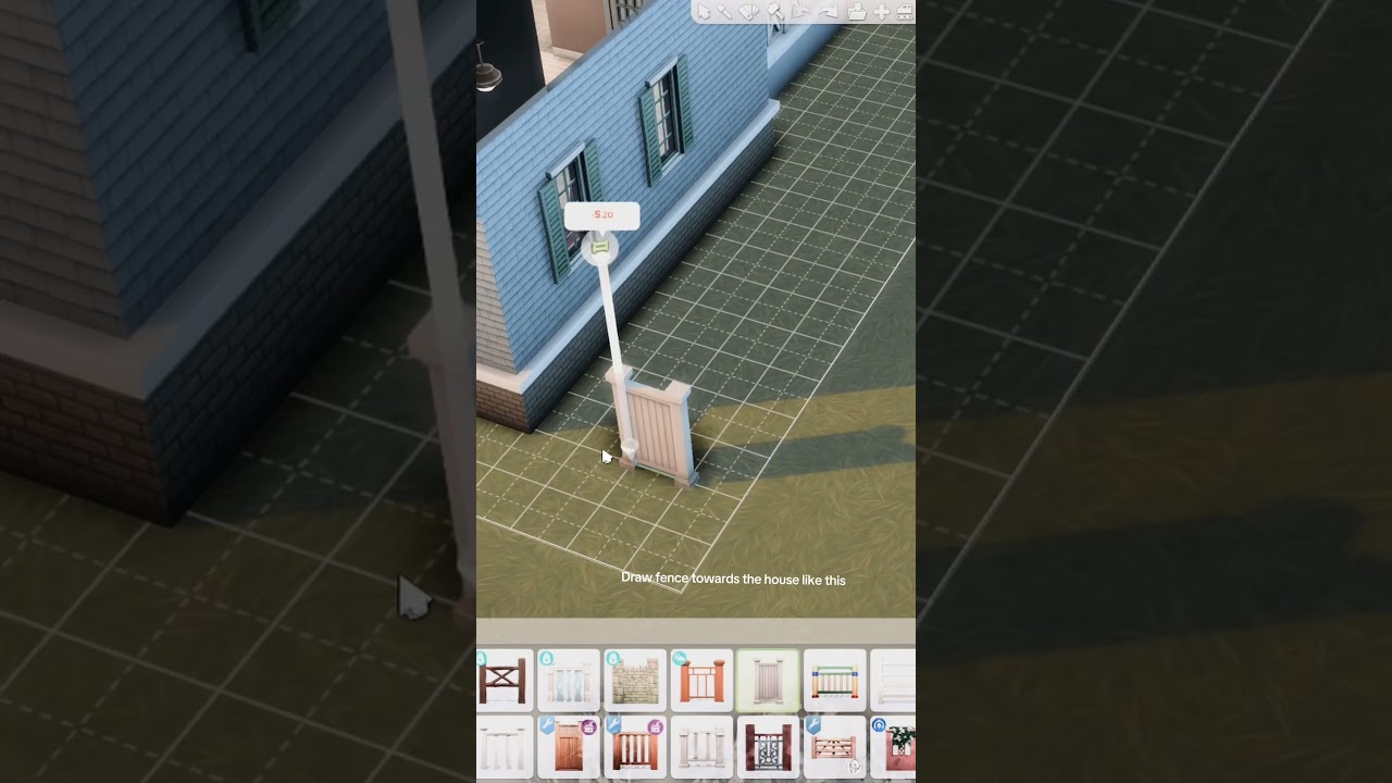 Building a fence without foundation 