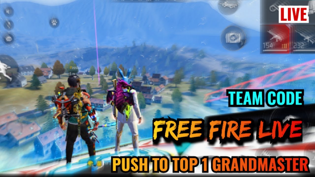 PUSH TO TOP 1 GRANDMASTER -CS RANK |FREE FIRE LIVE | FREE FIRE LIVE ...