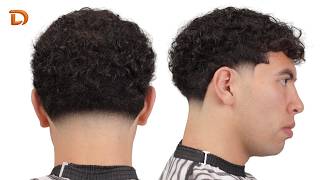 How to Do a TAPER FADE on Curly Hair Complete Tutorial