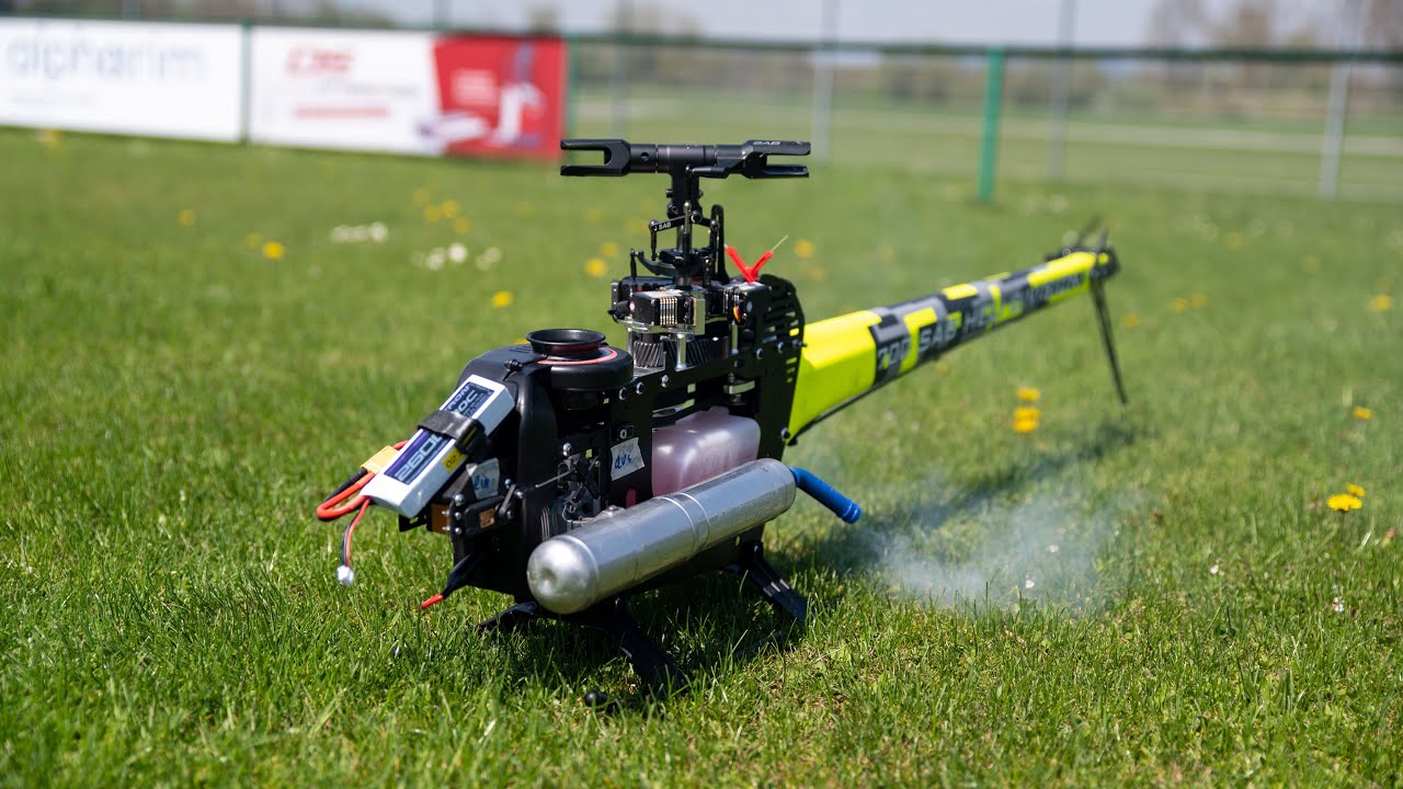 Goblin Black Nitro | first start up and first flight | Paul Rappersberger