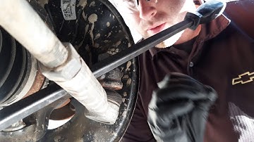 How to separate tie rod end from knuckle without damaging