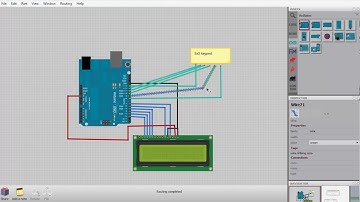 16x2 LCD and 3x3 keypad interfacing with arduino in fritzing part-2