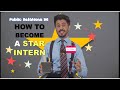 How to be a star intern in pr