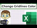 Change or Remove Excel Gridline Colors 📝