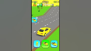 Shape Transform car race ✅ #edit #cargames #explore