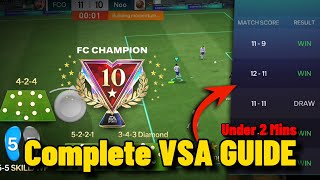Fc Mobile Vsa Guide Best Tips Tactics